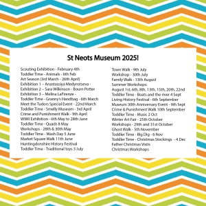 What's on in 2025 with a large list of themes/events and dates.